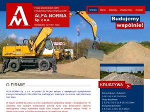 ALFA-NORMA zapewni najlepszej jakości kruszywa w Warszawie